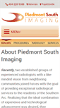 Mobile Screenshot of piedmontsouthimaging.com